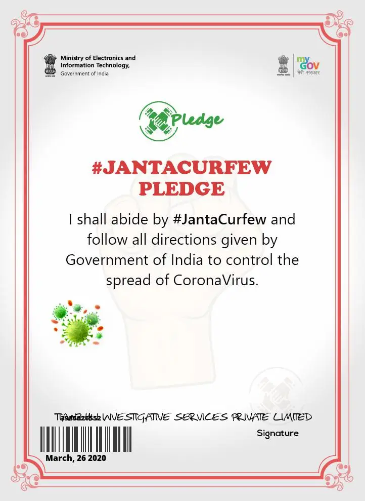 Pledge #JantaCurfewpPledge