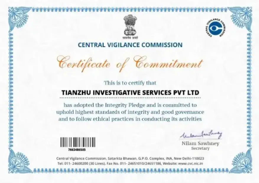 Certificates Dehradun Private Detective Agency